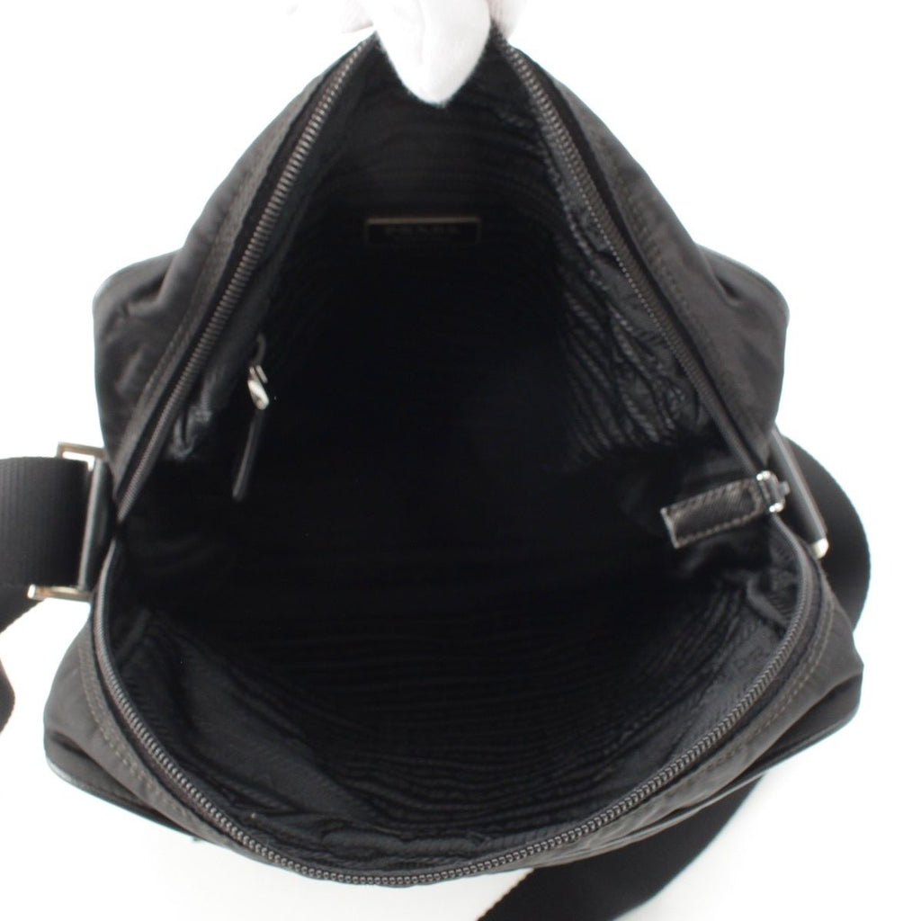 Prada Shoulder Messenger Bag Black — view 6