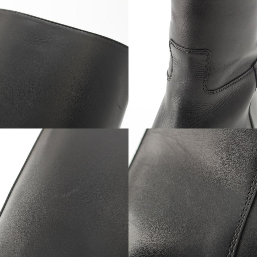 Celine Logo Anais Riding Boots Shoes Black — view 8