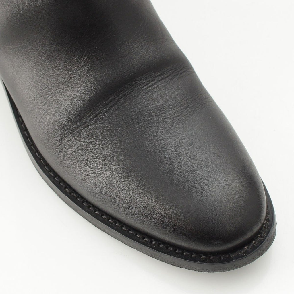 Celine Logo Anais Riding Boots Shoes Black — view 6