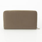 Celine Leather Large Multi Function Round Zip Wallet Gray — view 2