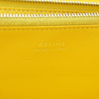 Celine Leather Large Multi Function Round Zip Wallet Gray — view 4