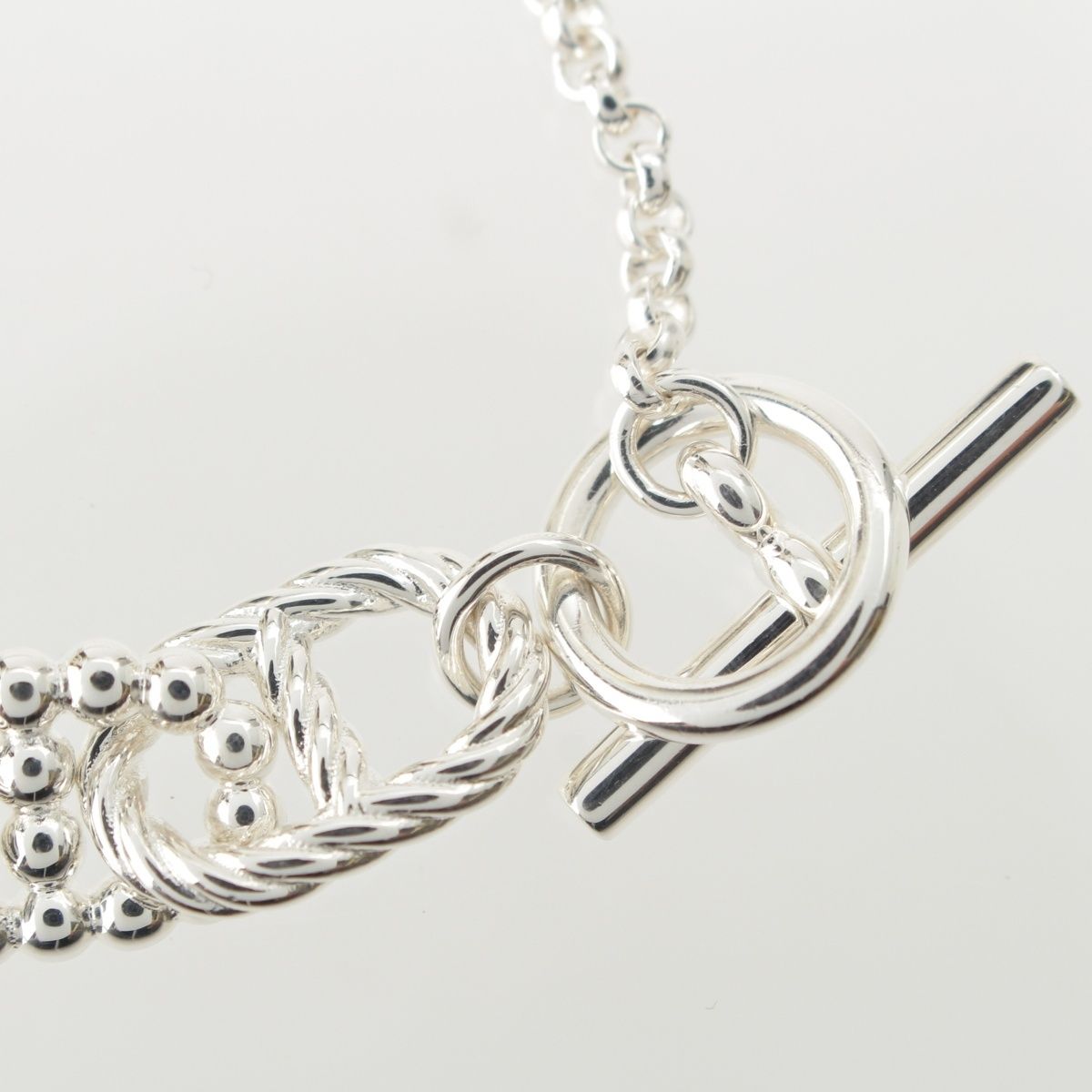 Hermes Alea II Chaine D'ancre Bracelet 925 Sterling Silver PM — view 6