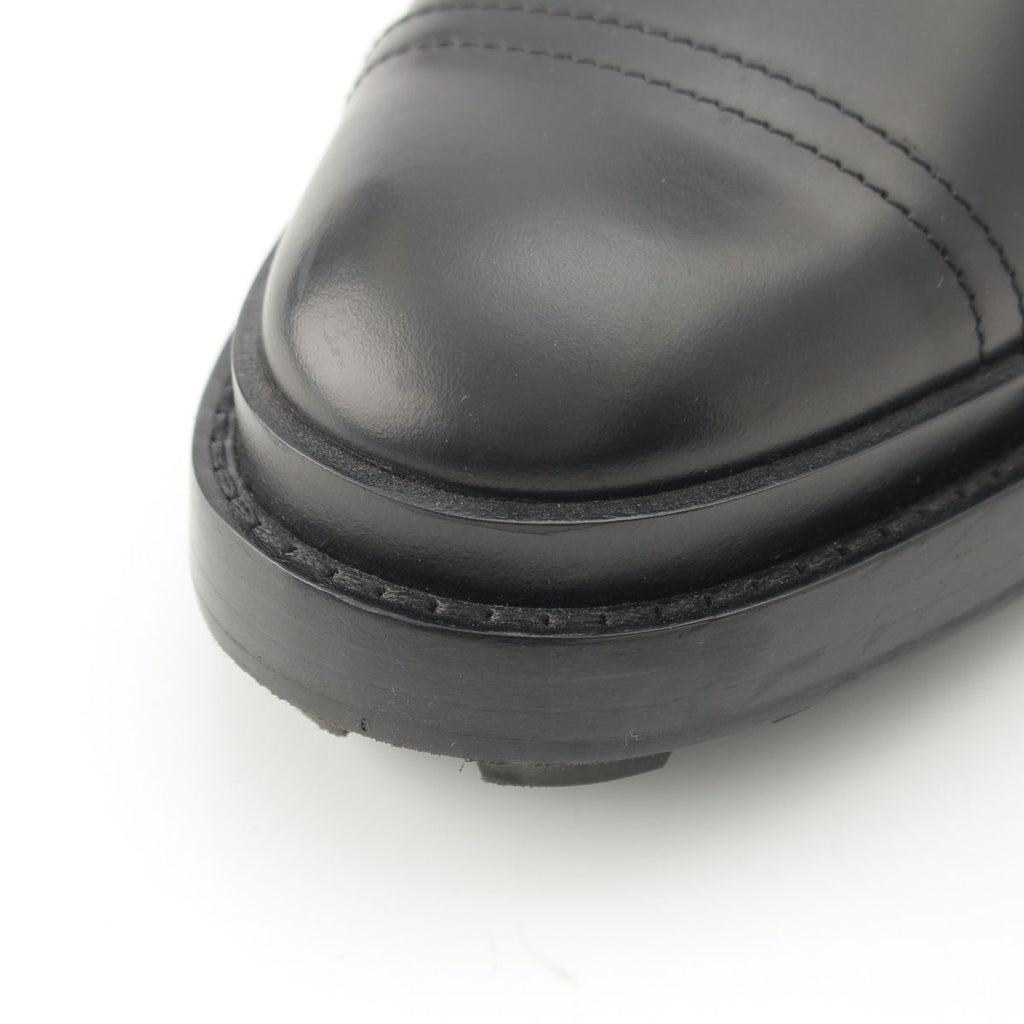 Hermes Funk Leather Kelly Lace Up Boots Black — view 7