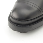 Hermes Funk Leather Kelly Lace Up Boots Black — view 7