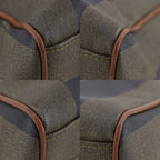 Fendi Pecan Pattern 2-Way Shoulder Vintage Brown Handbag — view 4