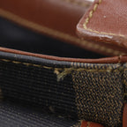 Fendi Pecan Pattern 2-Way Shoulder Vintage Brown Handbag — view 9