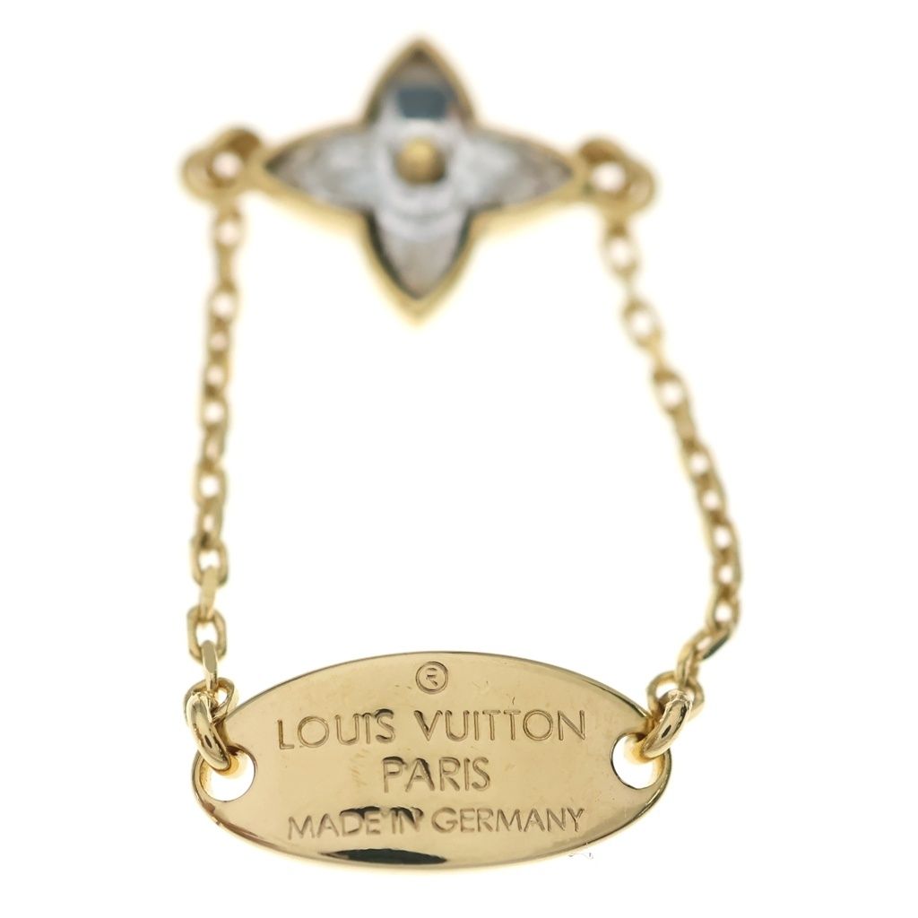 Louis Vuitton Set Bague Blue Mingstrasse Ring Rhinestone Gold Plated — view 5