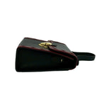 Saint Laurent Cutout Leather 2-Way Shoulder Bag Black — view 6