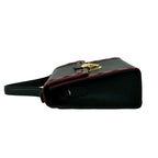 Saint Laurent Cutout Leather 2-Way Shoulder Bag Black — view 5