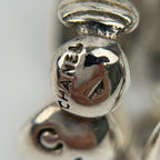 Chanel CC Logo Earrings 925 Sterling Silver Vintage — view 8