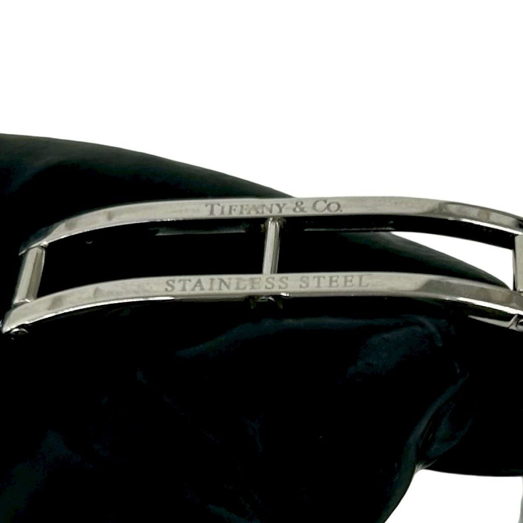 Tiffany & Co Vintage Mark Coupe Quartz Watch Stainless Steel Wristwatch Silver — view 3