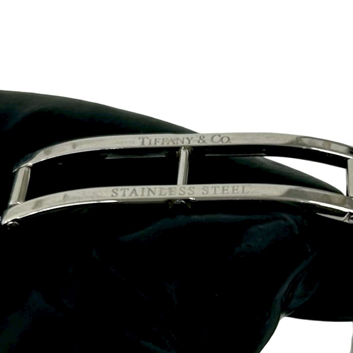 Tiffany & Co Vintage Mark Coupe Quartz Watch Stainless Steel Wristwatch Silver — view 3