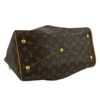 Louis Vuitton Tivoli GM Monogram Logo Pattern Leather Tote Brown — view 7