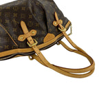 Louis Vuitton Tivoli GM Monogram Logo Pattern Leather Tote Brown — view 4