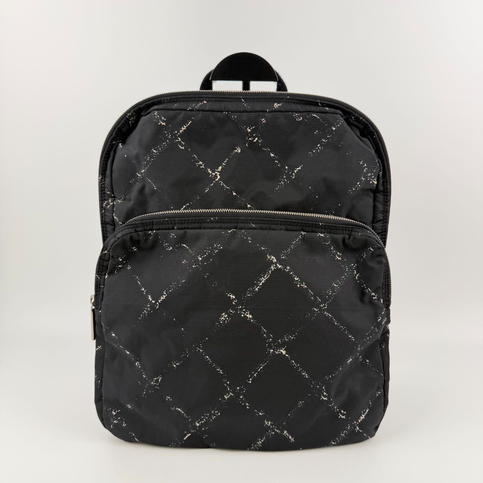 Chanel New Travel Line Backpack Nylon Black Vintage