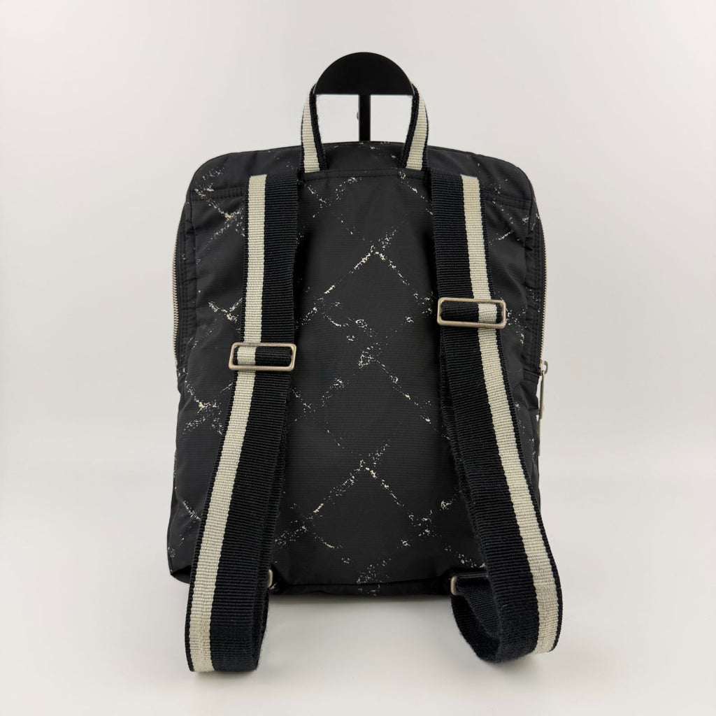 Chanel New Travel Line Backpack Nylon Black Vintage — view 2