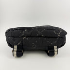 Chanel New Travel Line Backpack Nylon Black Vintage — view 7