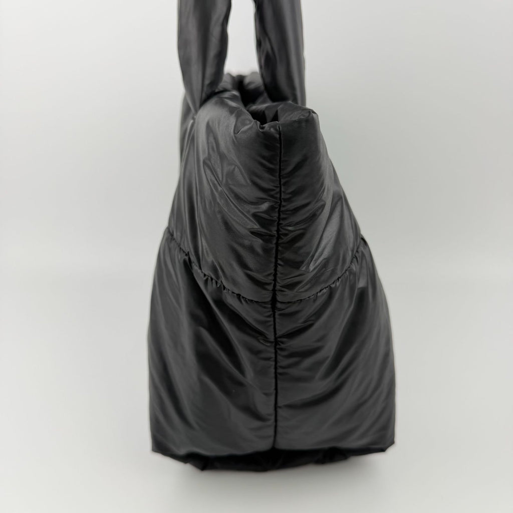 Chanel CC Logo Handbag Nylon Black Vintage — view 4