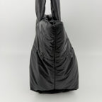 Chanel CC Logo Handbag Nylon Black Vintage — view 4