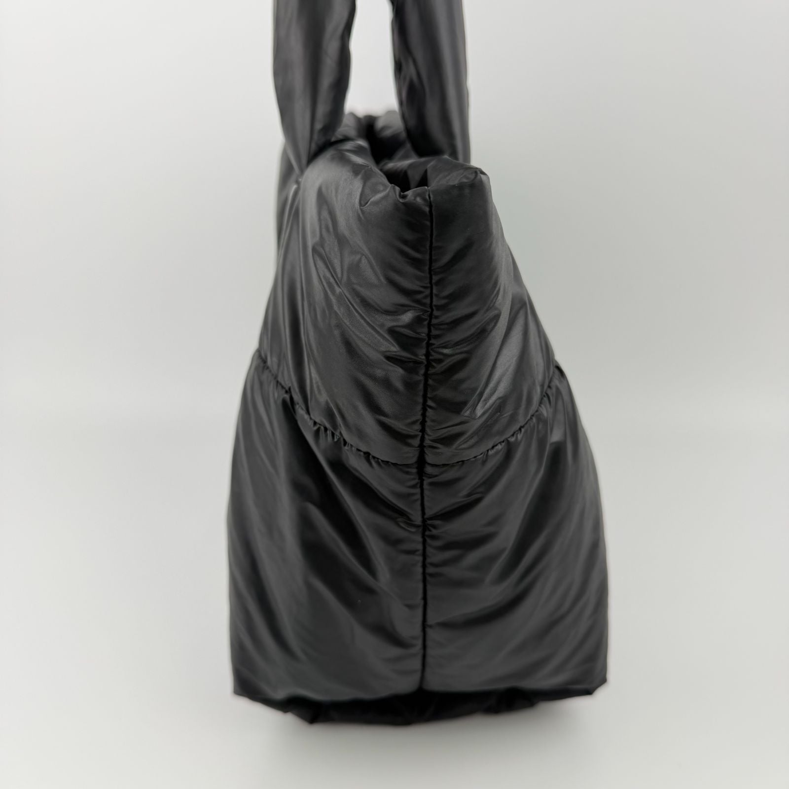 Chanel CC Logo Handbag Nylon Black Vintage — view 4
