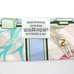 Hermes Twilly Scarf Story Silk 100% Blue Pink — view 3