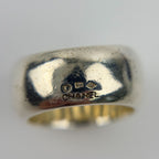Chanel CC Logo Ring 925 Sterling Silver Vintage — view 6