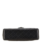 Chanel Quilted CC Logo Limited Edition Chain Shoulder Bag Black Lambskin — view 3