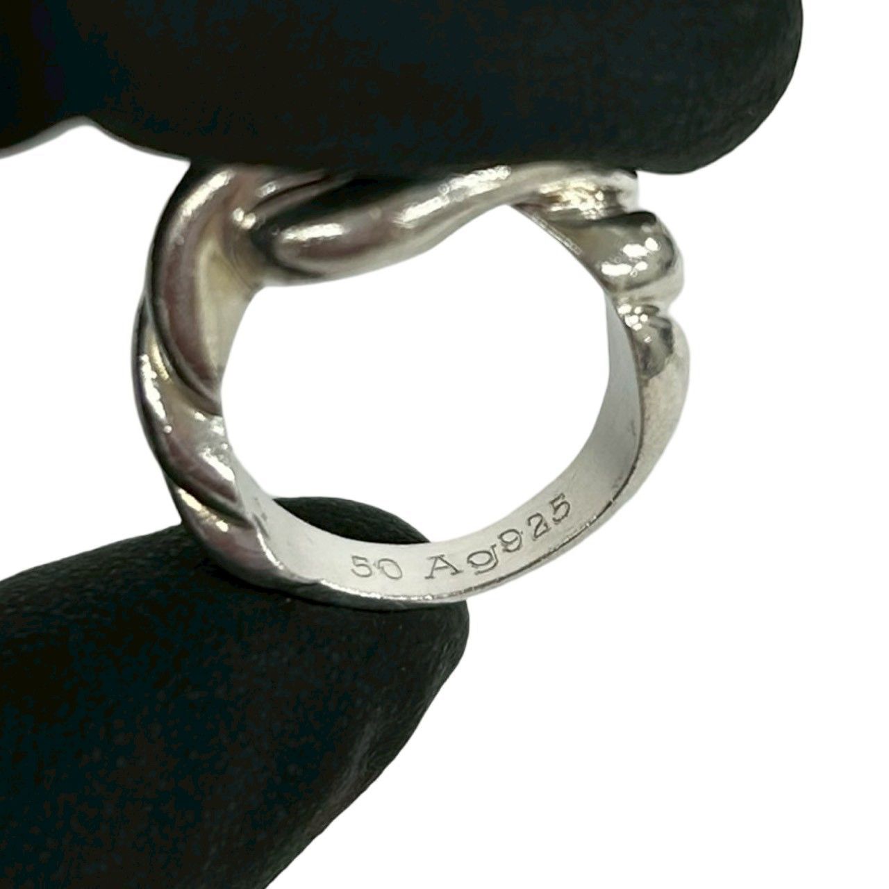 Hermes Torsade Ring 925 Sterling Silver — view 4