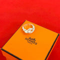 Hermes Torsade Ring 925 Sterling Silver