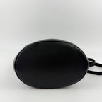 Loewe Anagram Shoulder Bag Suede Leather Black Vintage — view 8