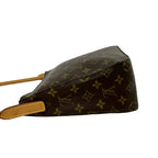 Louis Vuitton Looping MM Monogram Leather Shoulder Bag Tote Brown — view 7