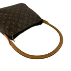 Louis Vuitton Looping MM Monogram Leather Shoulder Bag Tote Brown — view 4