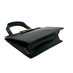Gucci Vintage Logo Leather Handbag Mini Tote Black — view 7