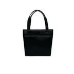 Gucci Vintage Logo Leather Handbag Mini Tote Black — view 3