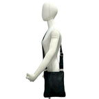 Loewe Anagram Logo Leather Shoulder Bag Pochette Crossbody Black — view 2