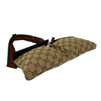 Gucci Sherry Line GG Pattern Canvas Leather Belt Bag Waist Pouch Brown — view 7