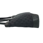 Gucci GG Logo Pattern Canvas Leather Mini Tote Shoulder Bag Black — view 5