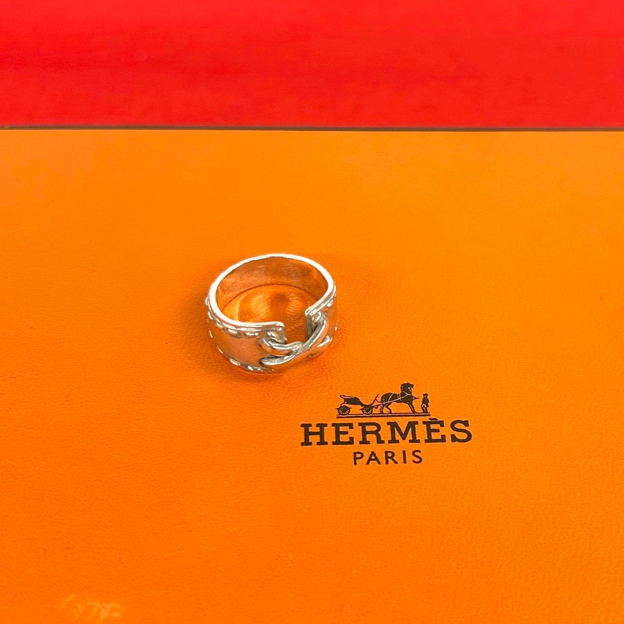 Hermes Vintage Mexican Ring 925 Sterling Silver