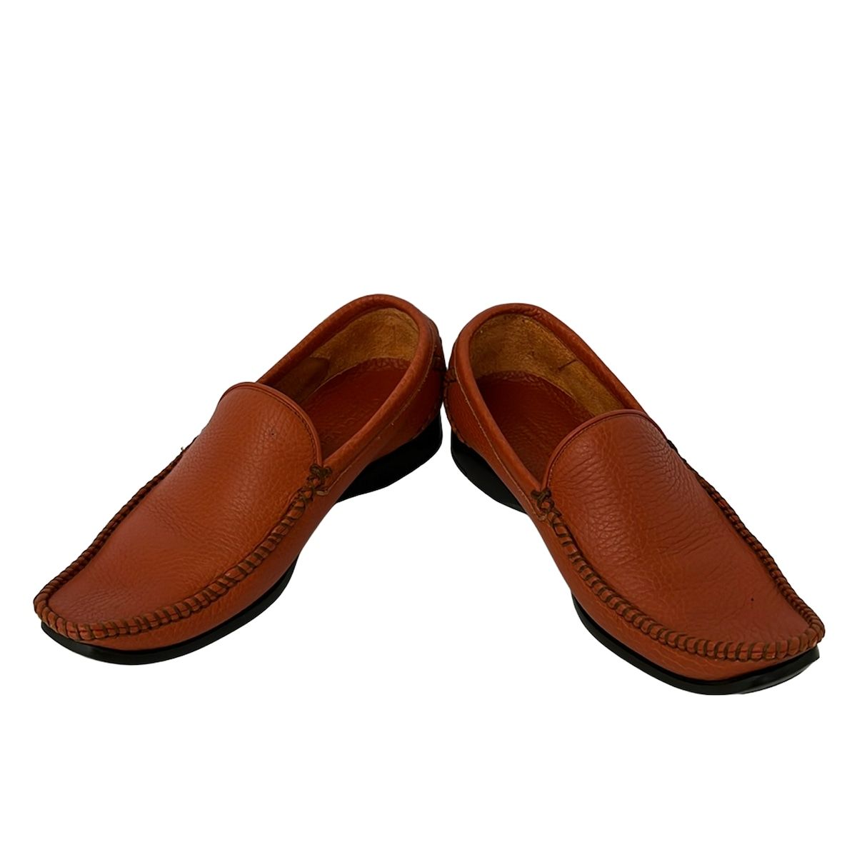 Bottega Veneta Loafers 34.5 Orange Leather — view 2
