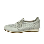 Bottega Veneta Sneakers 34 White Intrecciato Leather
