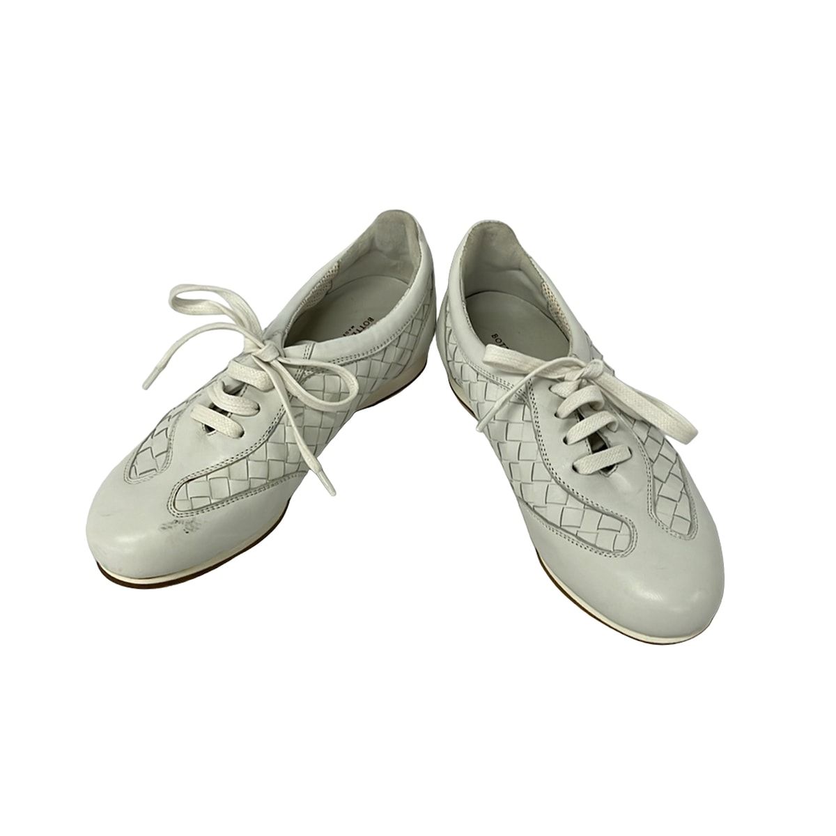 Bottega Veneta Sneakers 34 White Intrecciato Leather — view 2
