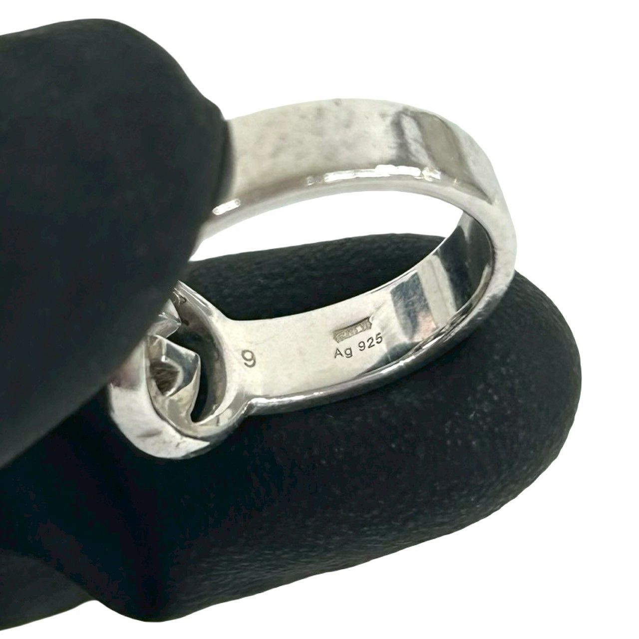 Gucci Interlocking 925 Sterling Silver Ring — view 4