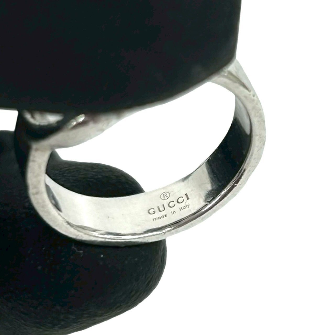 Gucci Interlocking 925 Sterling Silver Ring — view 3