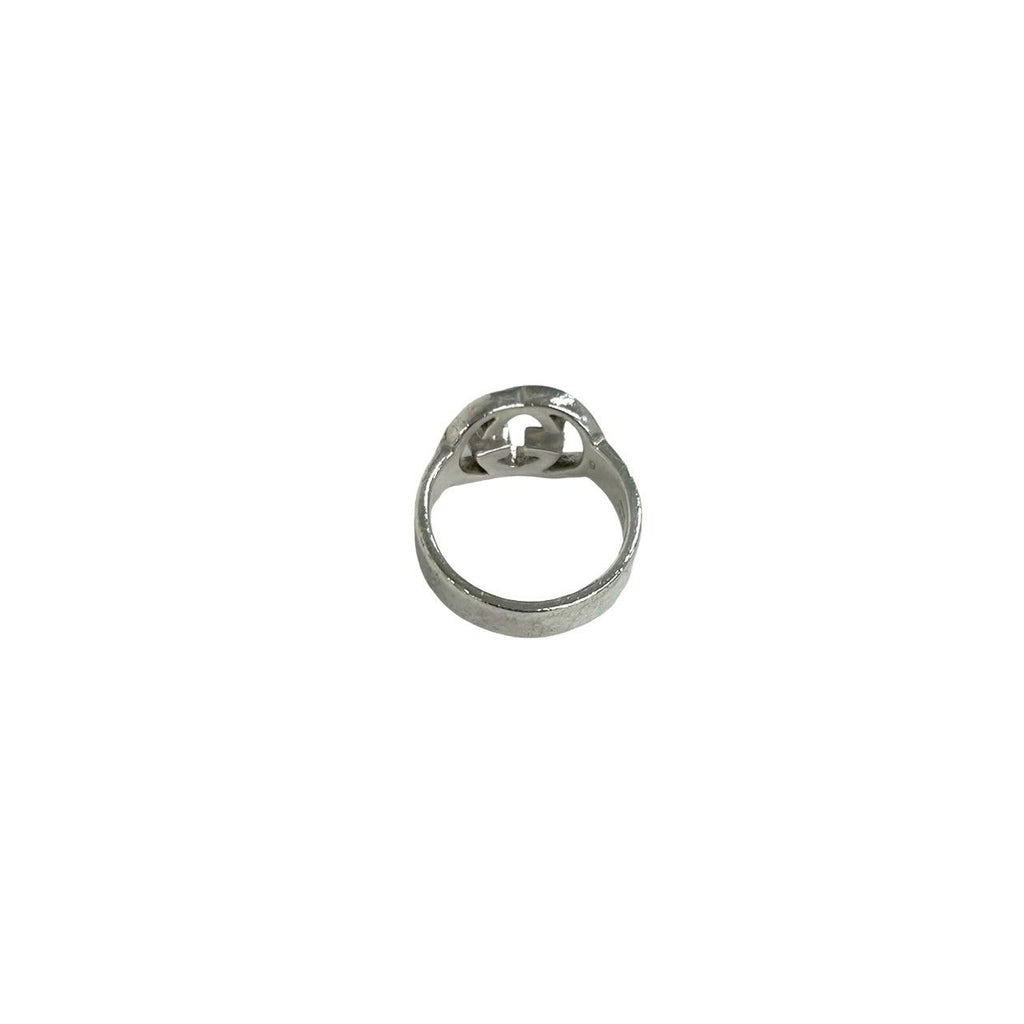 Gucci Interlocking 925 Sterling Silver Ring — view 7