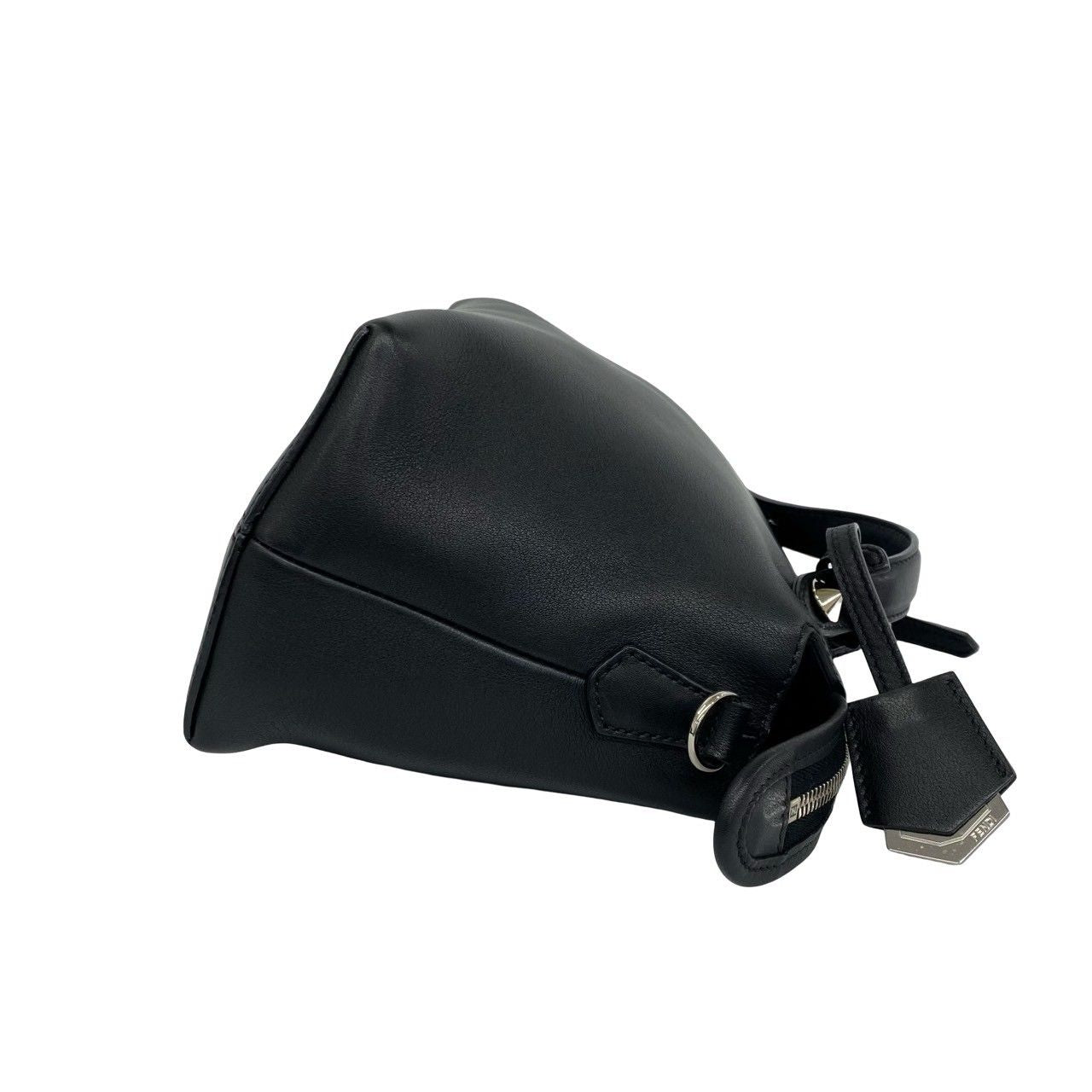 Fendi by the Way Leather 2-Way Shoulder Bag Black — view 6