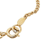 Chanel CC Logo Camellia Flower Motif Necklace Gold Ivory Plated — view 6