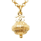 Chanel CC Logo Necklace Gold Plated — view 3