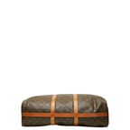 Louis Vuitton Monogram Shoulder Bag Tote Brown Leather — view 3