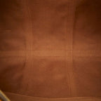 Louis Vuitton Monogram Shoulder Bag Tote Brown Leather — view 8
