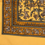 Hermes Carre 45 Chasse en Inde Indian Hunting Scarf Yellow Multicolor Silk — view 4